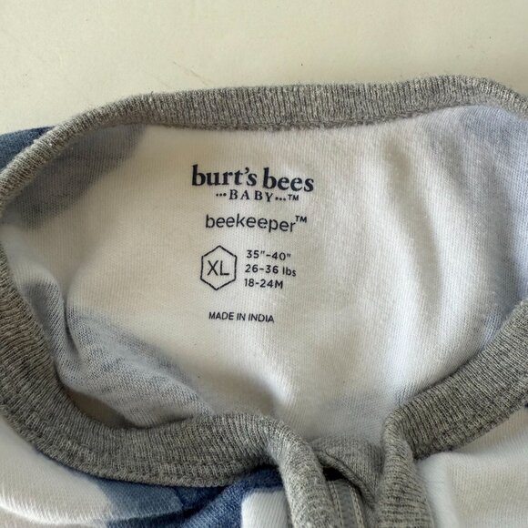 Burts Bees Baby Beekeeper Wearable Blanket XL 18-24M Organic Cotton Moon Print - Picture 2 of 3